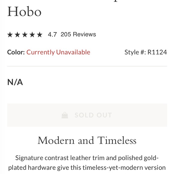 NWT Dooney & Bourke Cooper Hobo - Picture 3 of 4